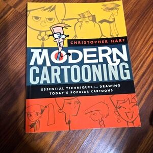 Modern Cartooning by - Red and Yellow Cover